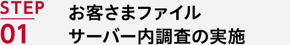 STEP01 現状の業務プロセスを診断